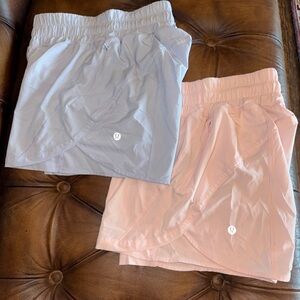Lululemon Athletic Short Duo - Light Blue & Blush Pink